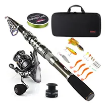 Comprar Combos De Caña De Pesca Sougayilang Con Carretilla Telescópi
