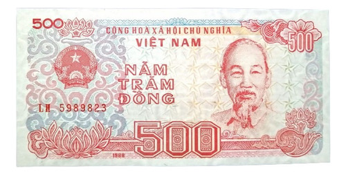 Billete De Vietnam, 500 Dong De 1988