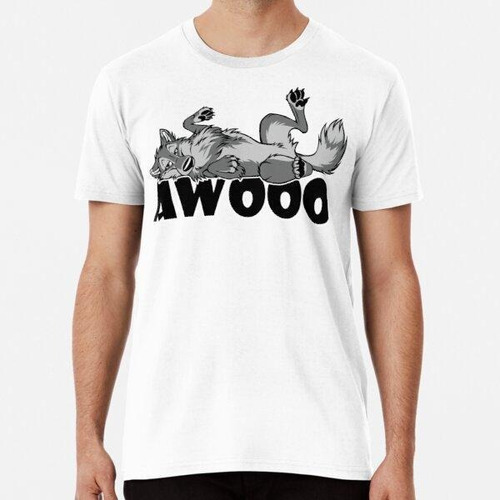 Remera Lobo Salvaje Awoo Perezoso Algodon Premium