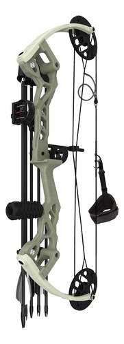 Juego De Arco Compuesto Sanlida X6 Para Jóvenes 19-28 Pulgad Verde Ambidiestro