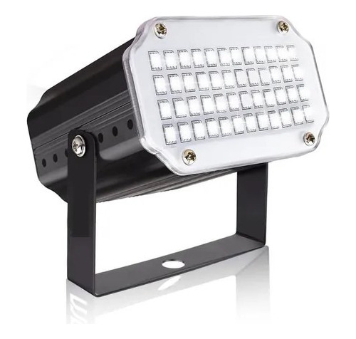 Foco Luz Estroboscópica 36led Rgb Sensor Ultrasónico Ritmo