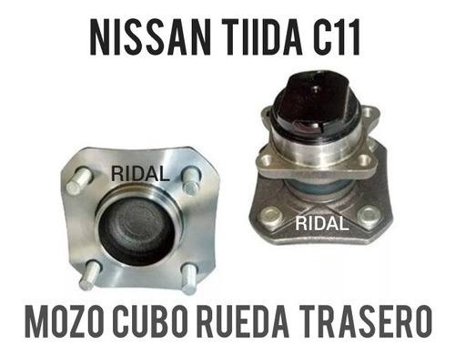 Mozo Cubo Rueda Trasero Nissan Tiida C11