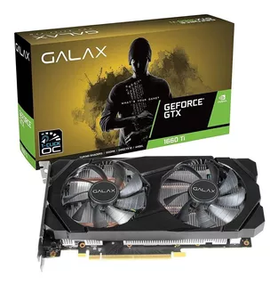 Placa de vídeo Nvidia Galax GeForce GTX 16 Series GTX 1660 Ti 60IRL7DSY91C 6GB