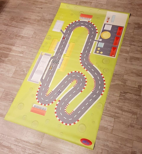 Imagen 8 de 10 de Lona Interactiva Pista De Autos Y Rayuela Reversible 90x170