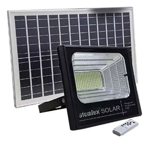 Proyector Solar Led 50 Watts Atomlux Ip65 C/remoto Garantia