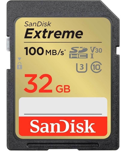 Cartão De Memória Sandisk Sd Extreme 32gb 100mb/s Original