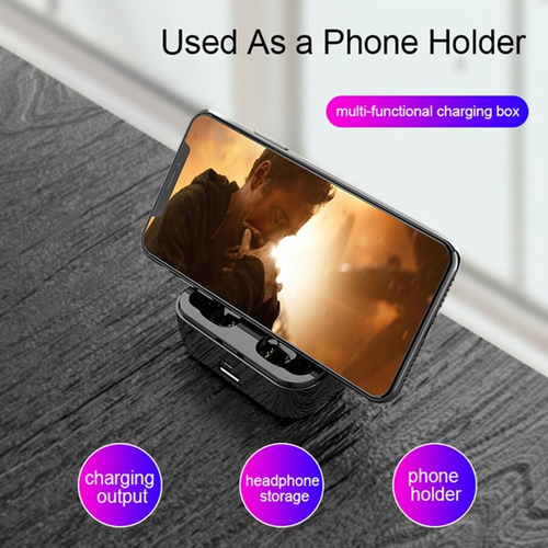 Audifonos Bluetooth 5.0 Fralugio Power Bank Para Celulares