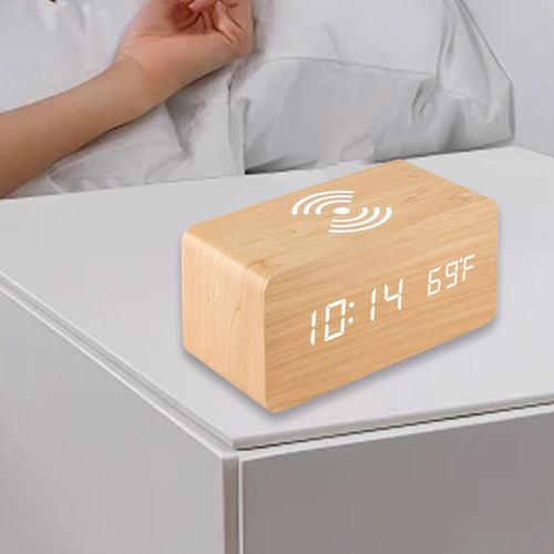 Reloj Digital Reloj Electrónico Brillo Ajustable Reloj