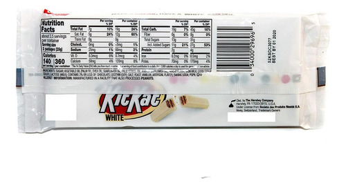 Chocolate Kit-kat White 5pzs Snack Size 69g Americano
