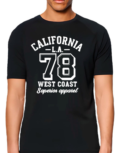 Remera Unisex California West Coast Logo Personalizada