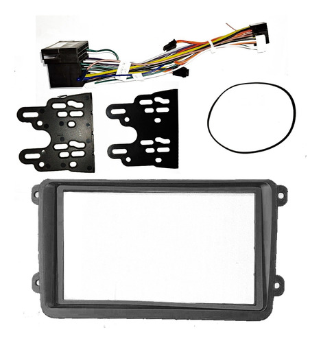 Bisel Adaptador + Ramal Cambus Radio 7 Pulgadas Volkswagen 