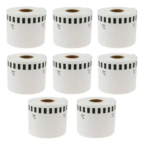 Rullo Etichette Compatibile DK22205 Per Stampanti Brother QL500 QL600 QL700 QL800 QL810W - Foto 4