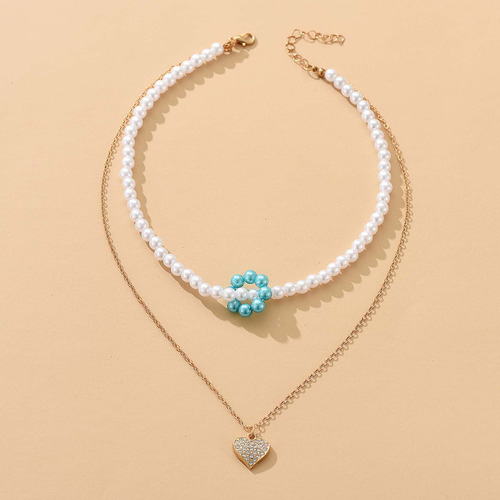 Colgante Con Colgante De Diamante En Forma De Corazón Para M