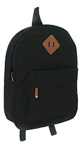 Mochila Grande Tela Lisa Estampada Unisex Universitaria A4