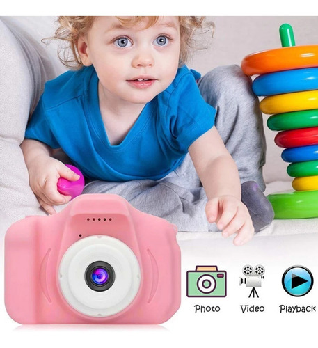 Imagen 5 de 5 de Cámara Digital Deportiva Para Niños De 2 Pulgadas