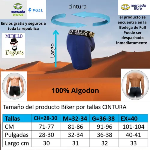 Talla ropa interior hombre hotsell