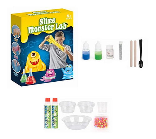 Slime Completo Para Crear Tu Propio 4 Modelos Increibles St