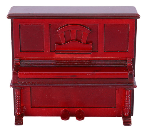 Piano De Madera En Miniatura Para Decoración De Casa De Muñe