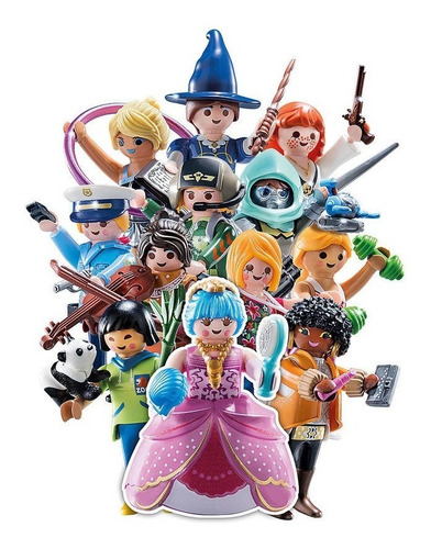 Imagem 3 de 3 de Playmobil Kit 4 Figuras Surpresa Menina Serie 19 Sunny 70566
