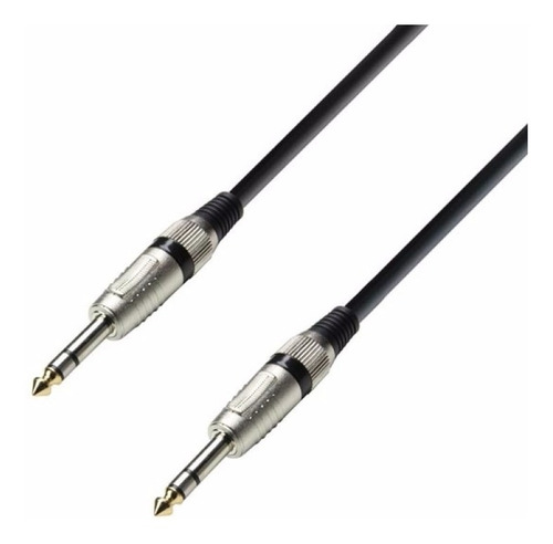 Cable Audio Plug Adam Hall K3bvv0300 Trs 6.3 Mm Stereo 3 Mts