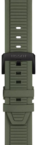 Reloj Tissot T-race Quartz Chronograph 45mm T1414173706102 Verde Verde Gris Oscuro