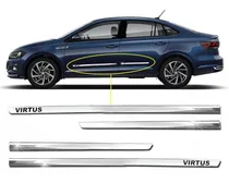 Comprar Molduras De Puerta Cromadas Bagueta Vw Virtus 2018 2019