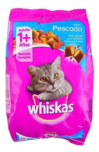 Imagen 2 de 5 de Racion Gato Whiskas Pescado + Obsequio + Envio Gratis