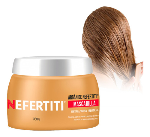 Mascarilla De Argan Hidratante Para Cabello Nefertiti 350g