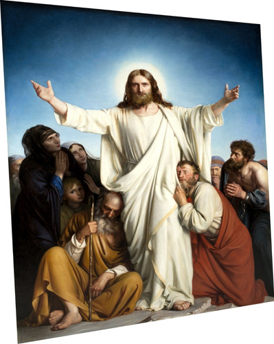 Cuadro Canvas Bastidor Arte Sacro Consolación Cristo 80x60