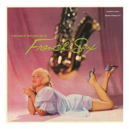 Saxofón francés Franck Pourcel, vinilo LP, 180 g, lacado