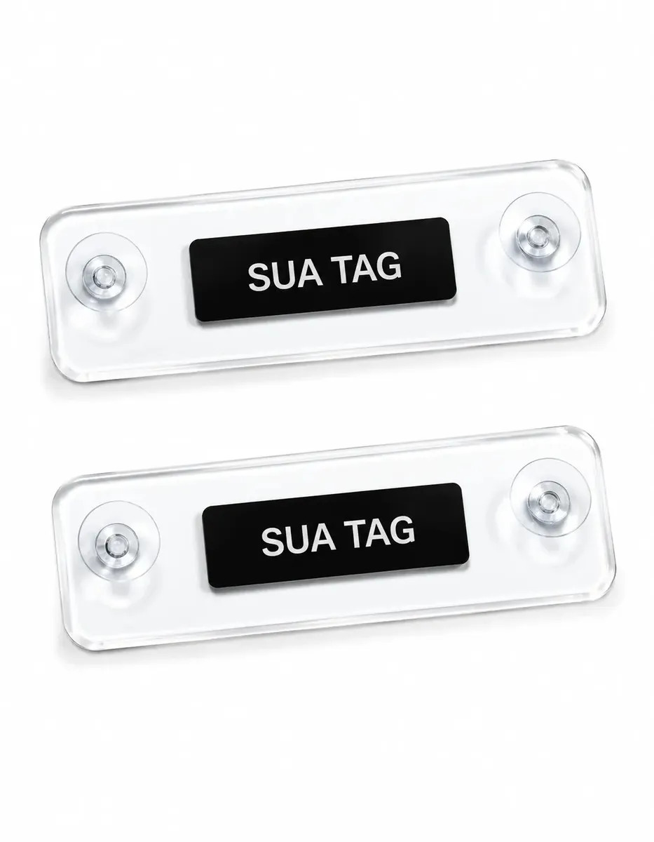 Kit 2 Suportes Para Tag Pedágio Sem Parar Veicular Carro Para-brisa Porta Tag Automotivo