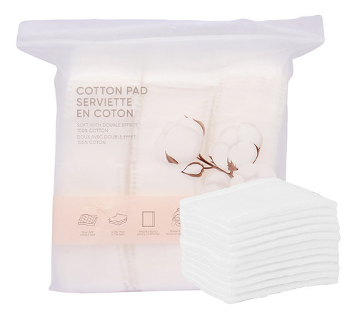 Miniso Paquete De Almohadillas De Algodón Skincare 6x8 Cm 15