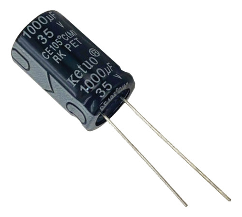 5 X Capacitor Eletrolitico - 1000uf X 35v - 1000x35v - 105º