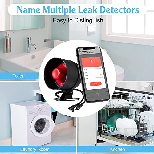 Kit De Detector De Agua, Sensor De Agua Y Alarma De 120...