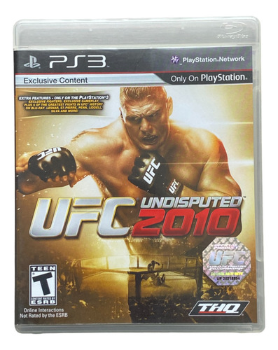 Ufc Undisputed 2010 - Ps3 Disco Físico