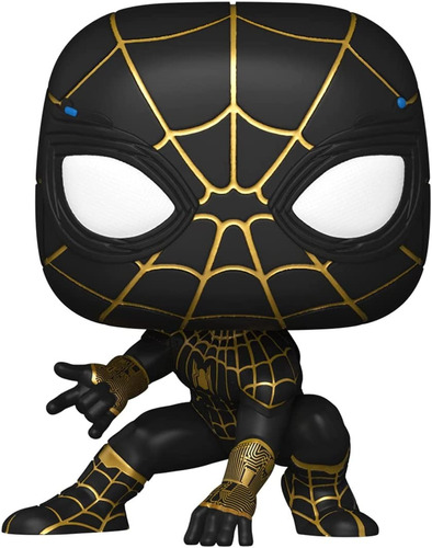 Funko Spiderman No Way Home Traje Negro Con Dorado Gold 911