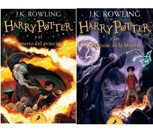 2 Libros Harry Potter - Reliquias Muerte + Misterio Principe