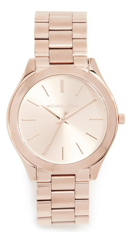 Michael Kors Reloj Para Mujer En Tono Dorado Rosa Mk3197