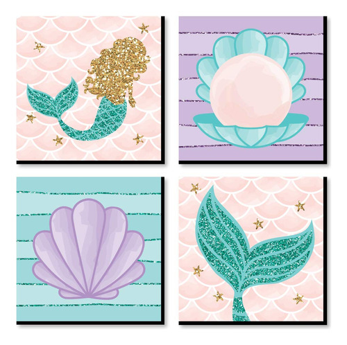 Big Dot Of Happiness Let's Be Mermaids  Decoracin Para Habit