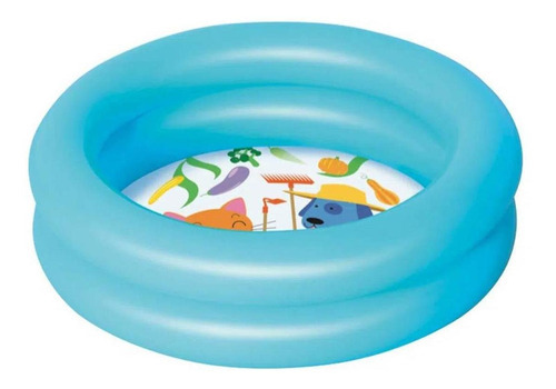 Piscina Inflável Kiddie 21 Litros 64x25cm Bel Lazer - Cores