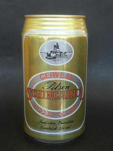 Lata Pilsen Schincariol Cerveza Brasil Vintage - Germanes