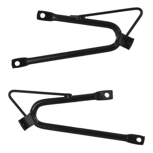 Suporte Pedaleira Traseira Vermelho Para Moto Honda Nx 200