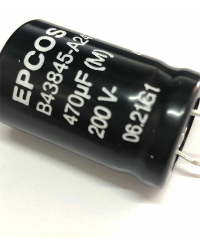 1un Capacitor 470uf 470mf 200v Epcos 102172