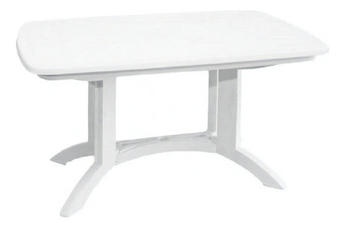 Mesa 131x89cm Veja Grosfillex Branco Af