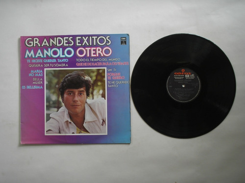 Lp Vinilo Manolo Otero Grandes Exitos Edicion Colombia 1982