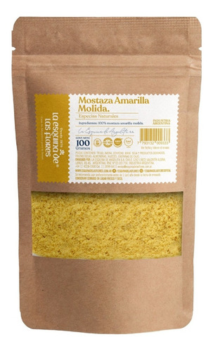 Mostaza Amarilla Molida X 100 Gr - Esquina De Las Flores