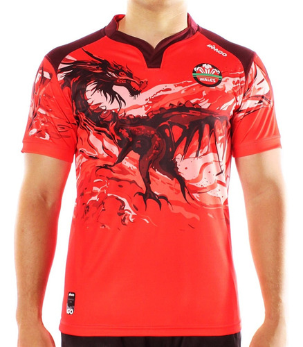 Camiseta De Rugby Imago Adultos Gales Nueva