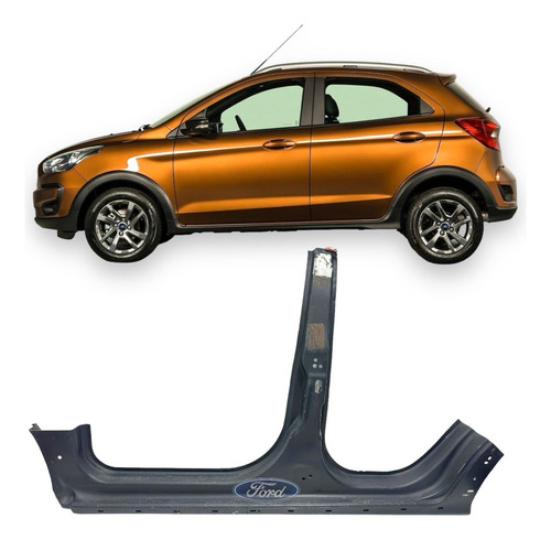 Retalho Lateral Esquerda Ford Ka Freestyle J7bz58211a11a Org