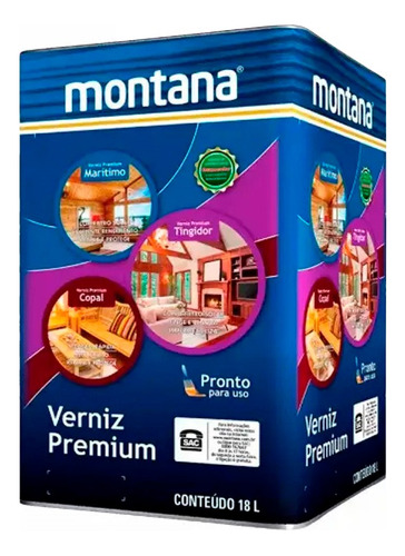 Verni Maritimo Natural Montana Madeira Pronto Uso 18 Lt