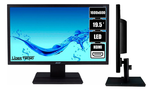 Monitor Led 60hz Acer V6 V206hql 19.5 Hdmi 1600x900